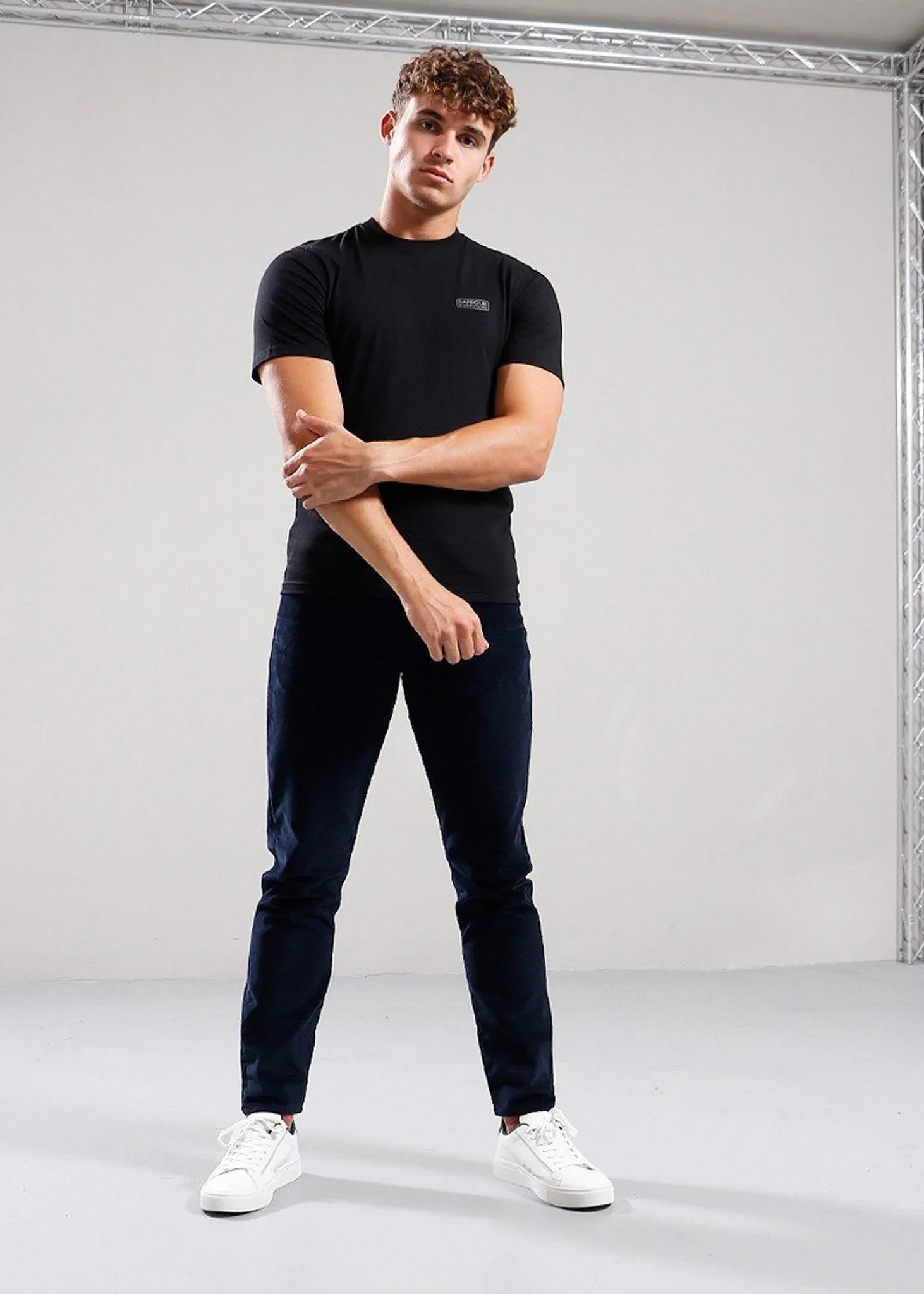 Small logo tee - black pewter