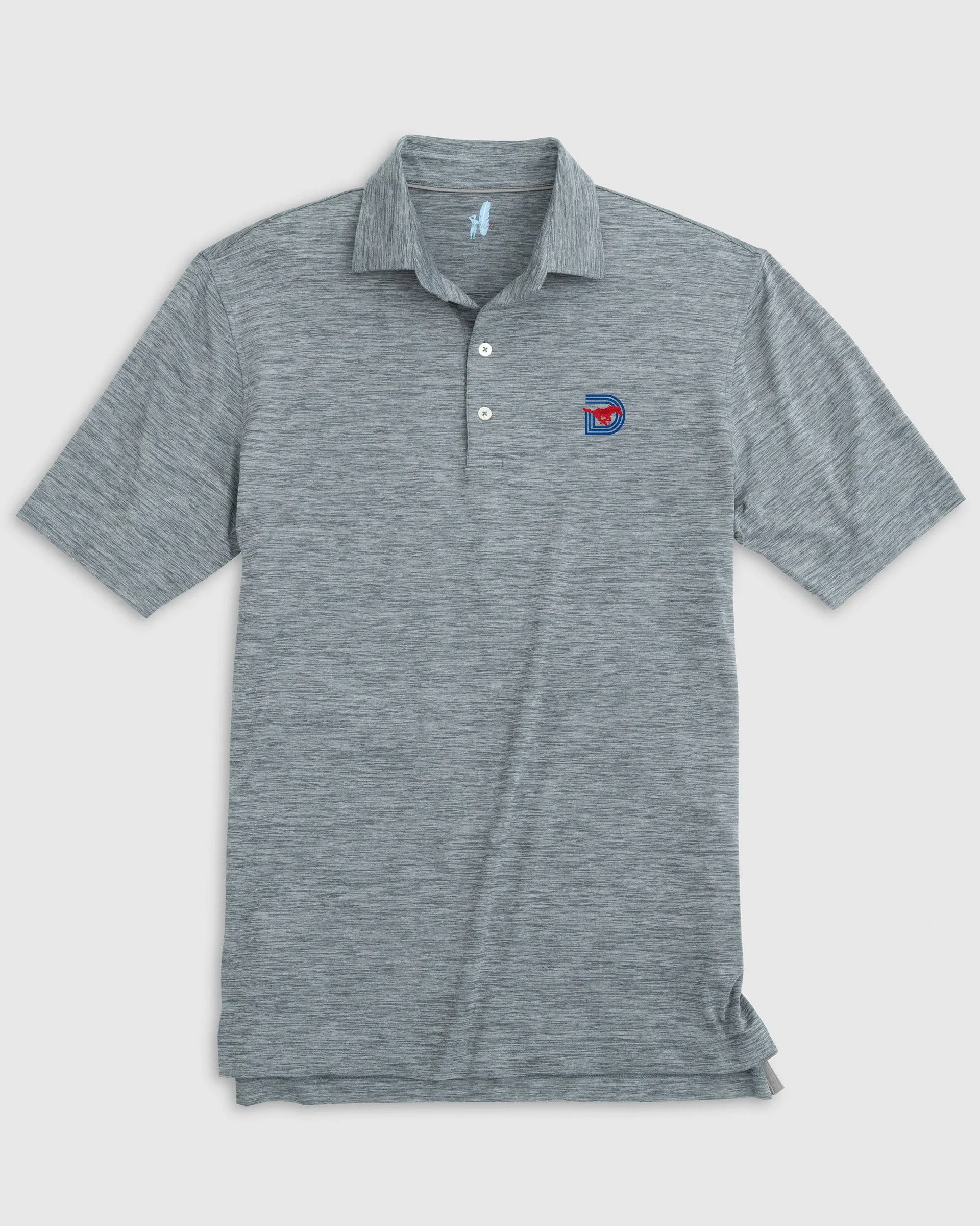 SMU Huronn Featherweight Performance Polo - Triple D Logo