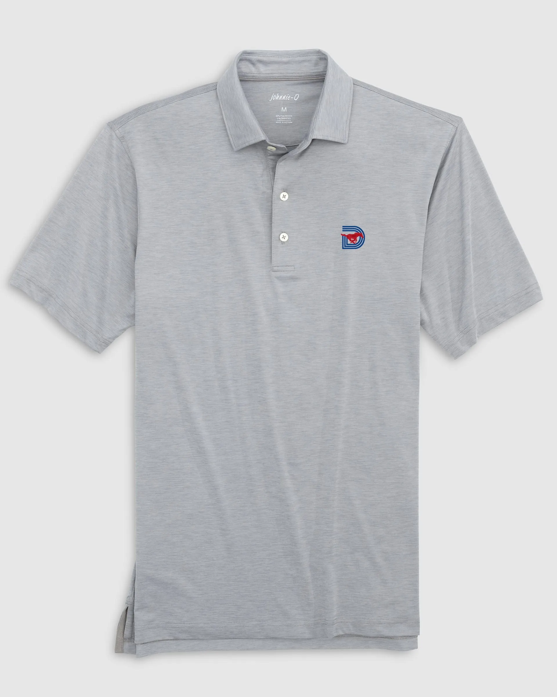 SMU Huronn Featherweight Performance Polo - Triple D Logo