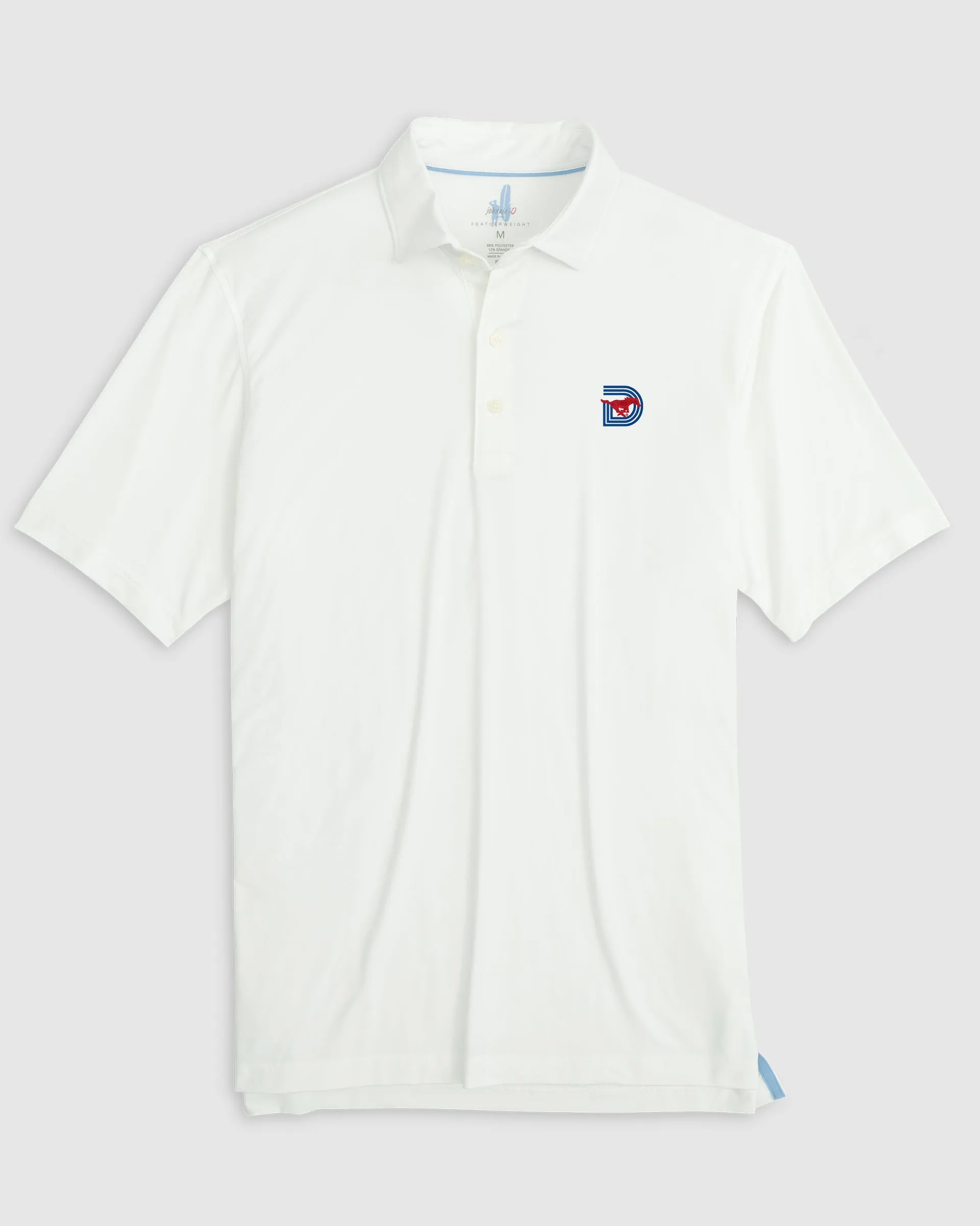 SMU Huronn Featherweight Performance Polo - Triple D Logo