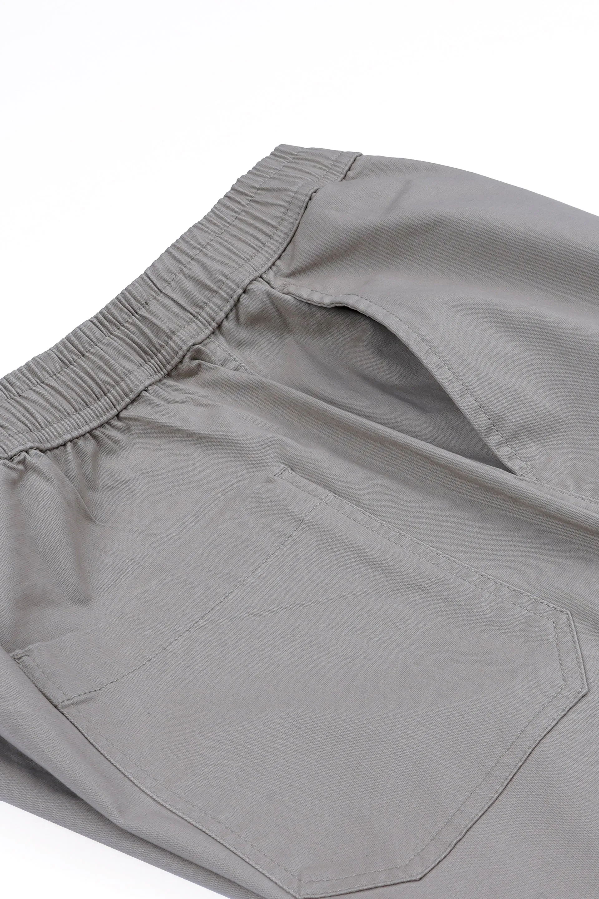SOFT COTTON RELAXED FLEXIWAIST PANTS IN BEIGE