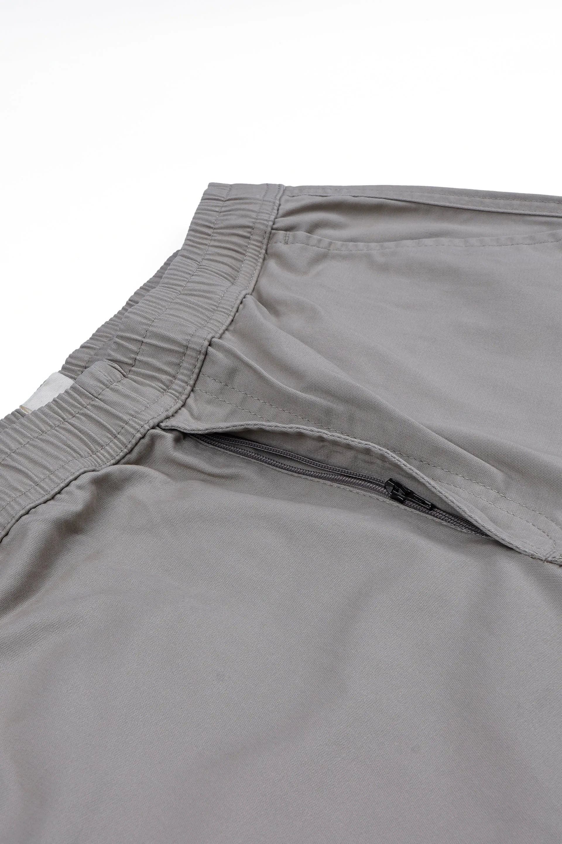 SOFT COTTON RELAXED FLEXIWAIST PANTS IN BEIGE