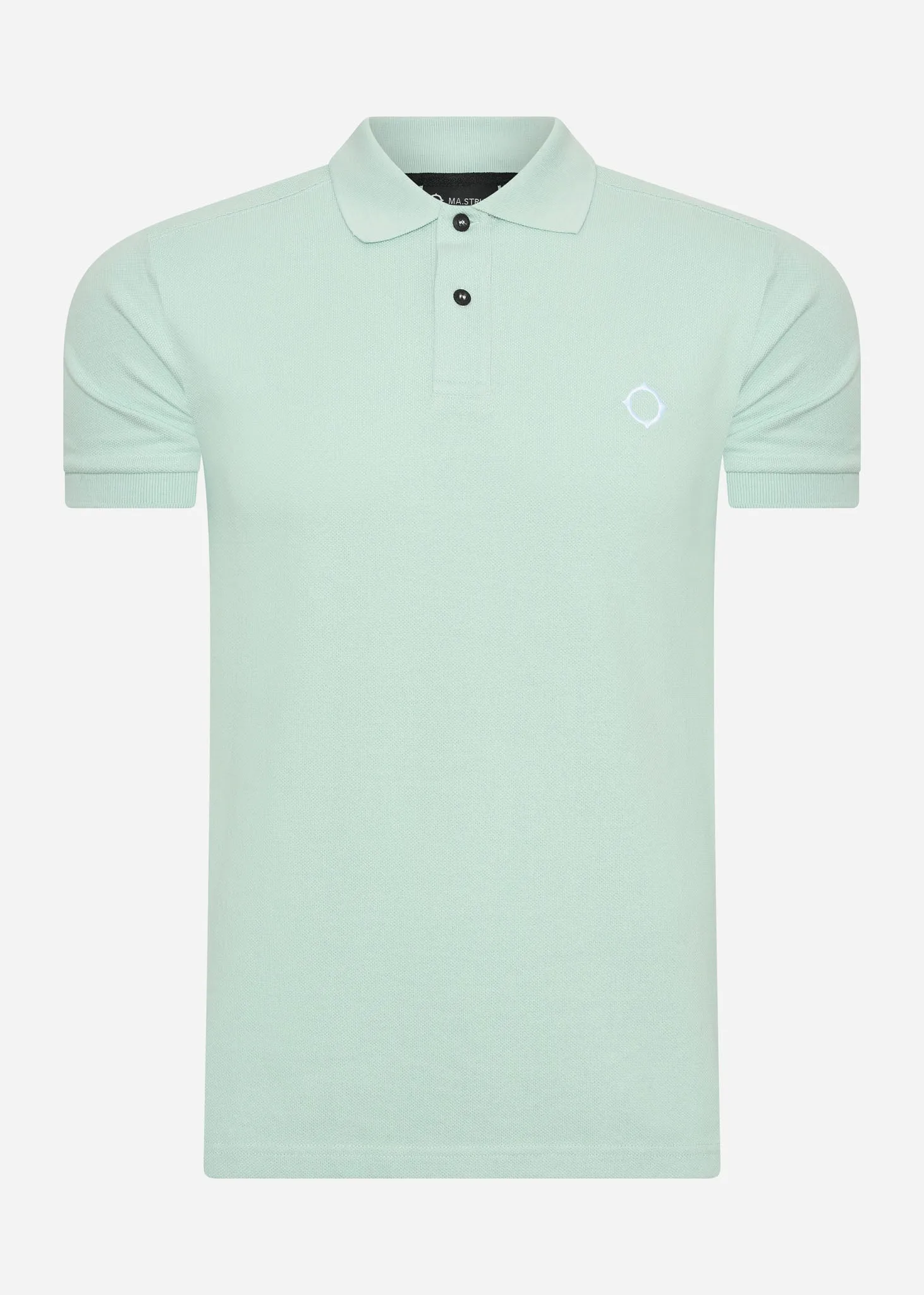 SS pique polo - mist green