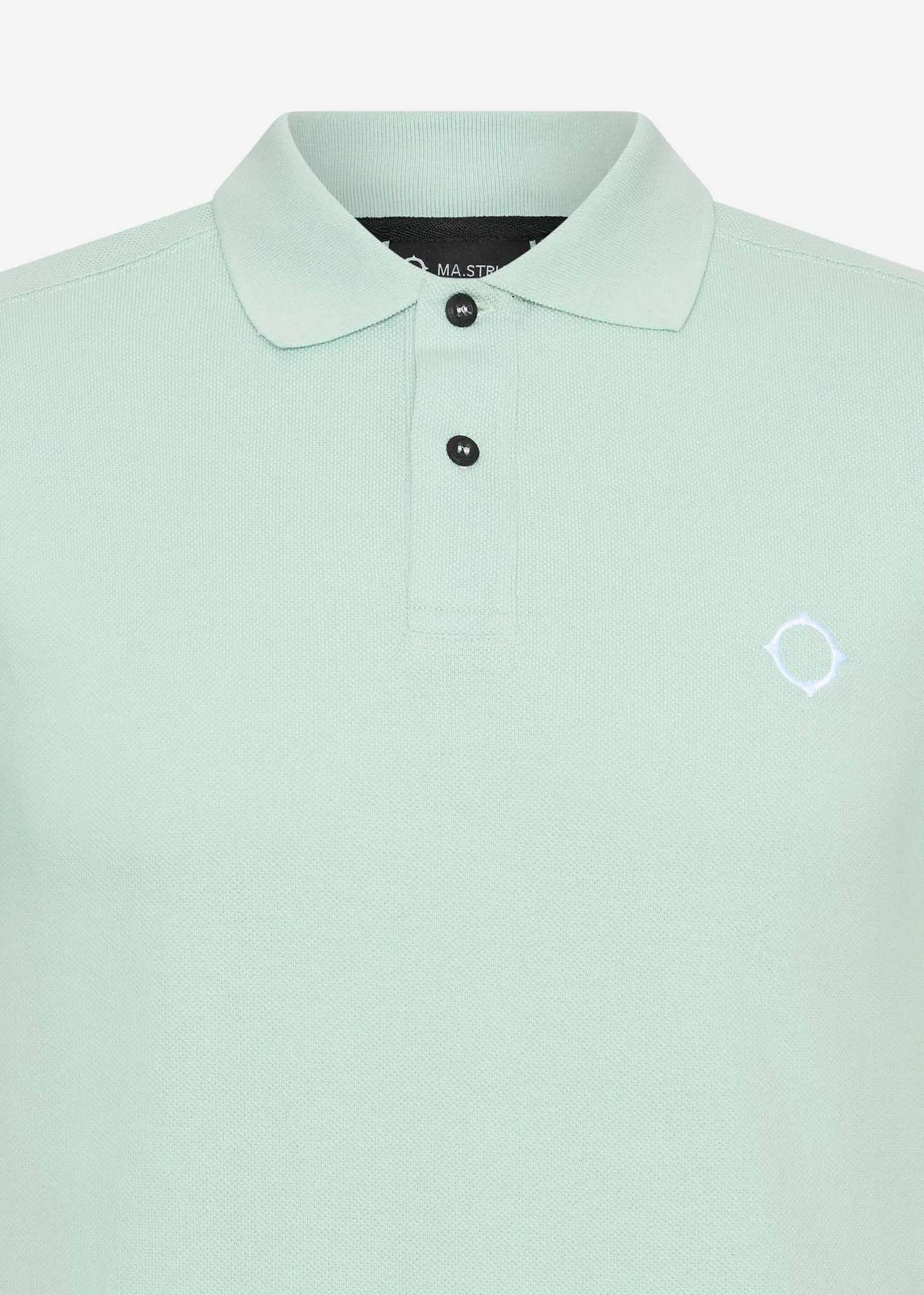 SS pique polo - mist green