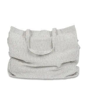 Studio Feder Tote Bag - Black Pin Stripe
