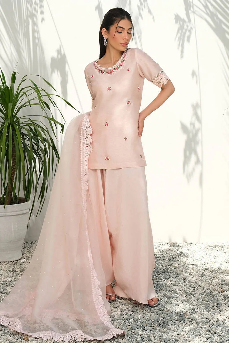 Summer High '24 - Pink Silk Floral With Pants