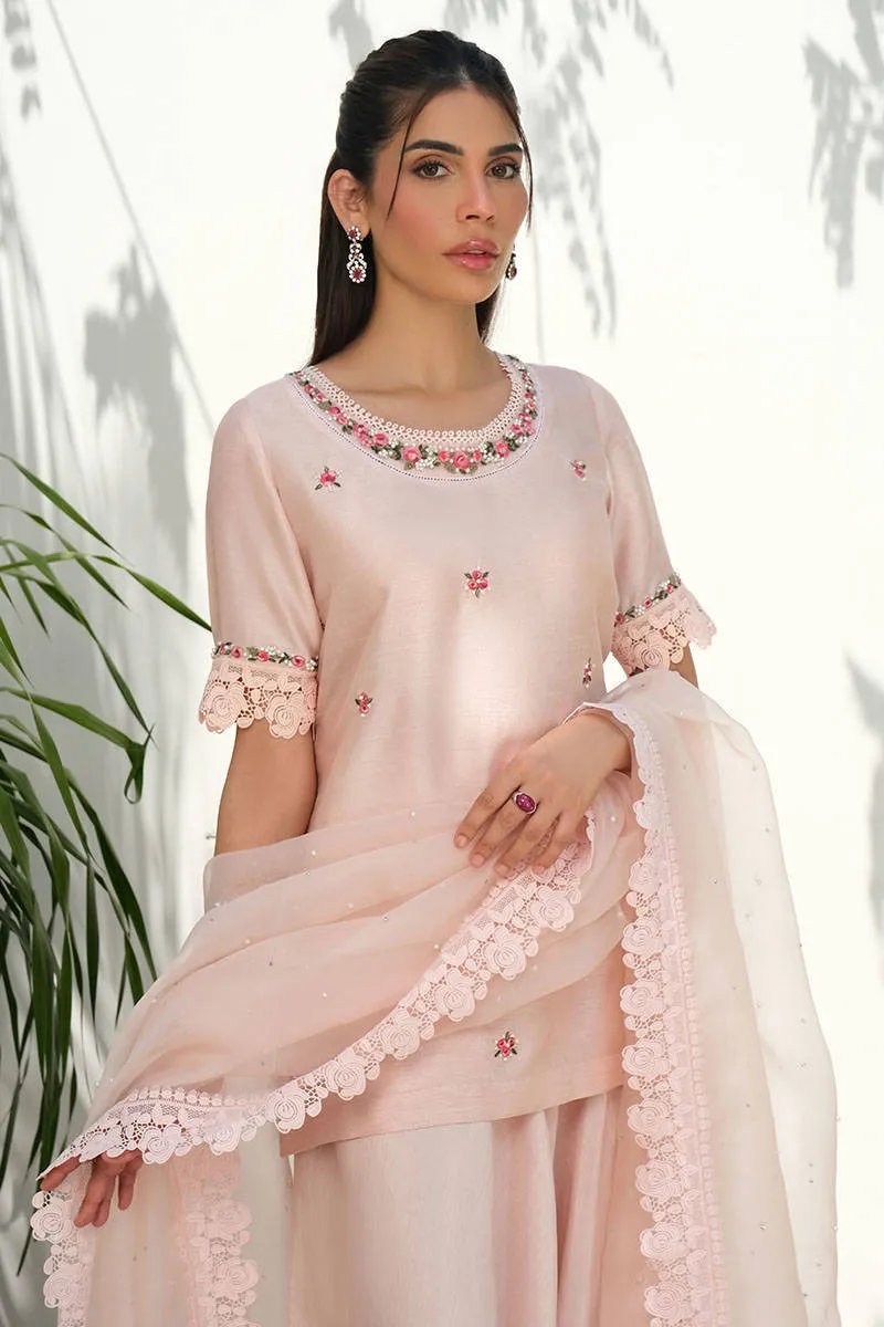 Summer High '24 - Pink Silk Floral With Pants