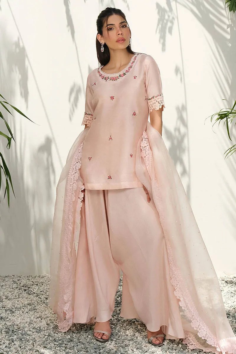 Summer High '24 - Pink Silk Floral With Pants
