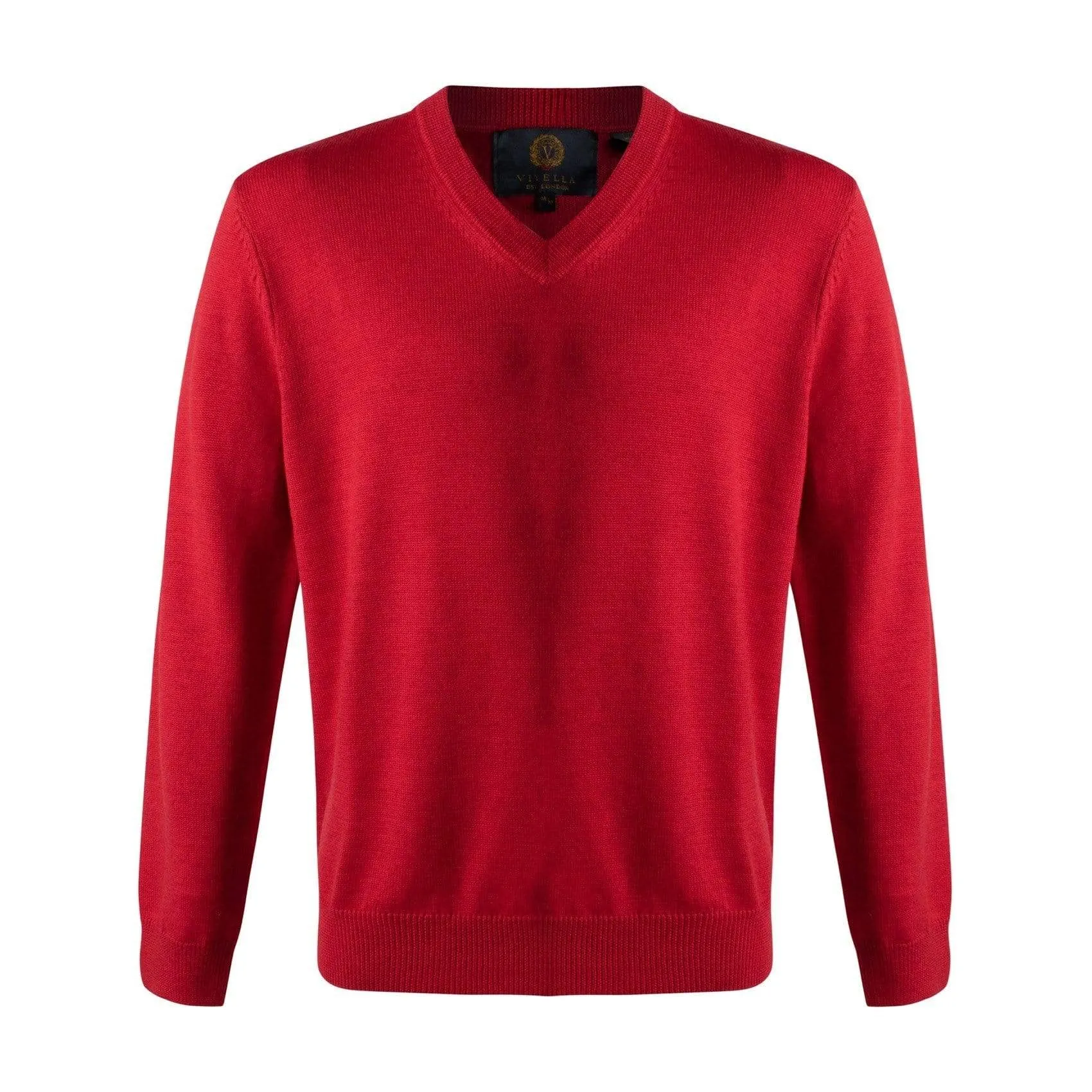 Viyella V-Neck Baruffa Merino Wool Sweater - 255611
