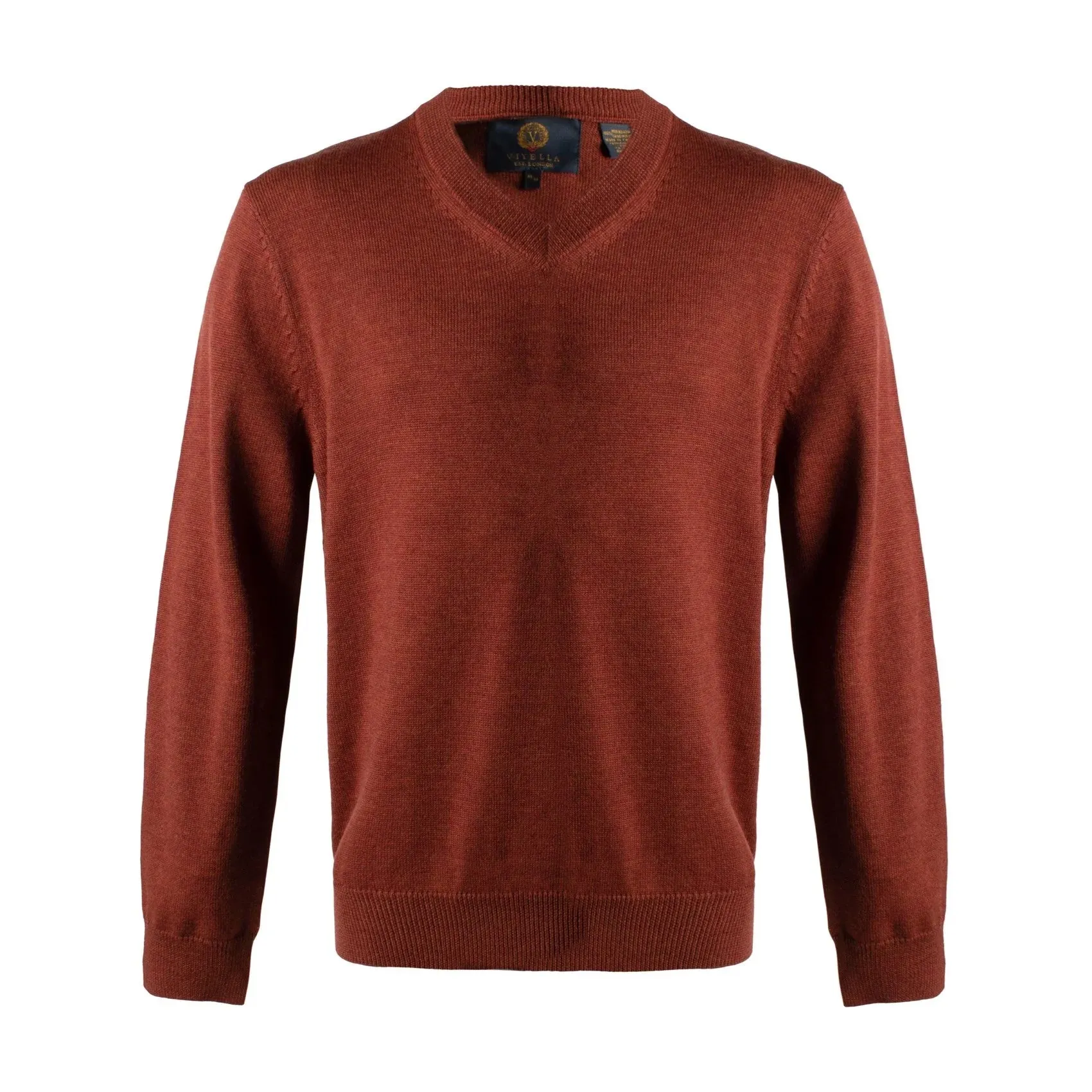 Viyella V-Neck Baruffa Merino Wool Sweater - 255611
