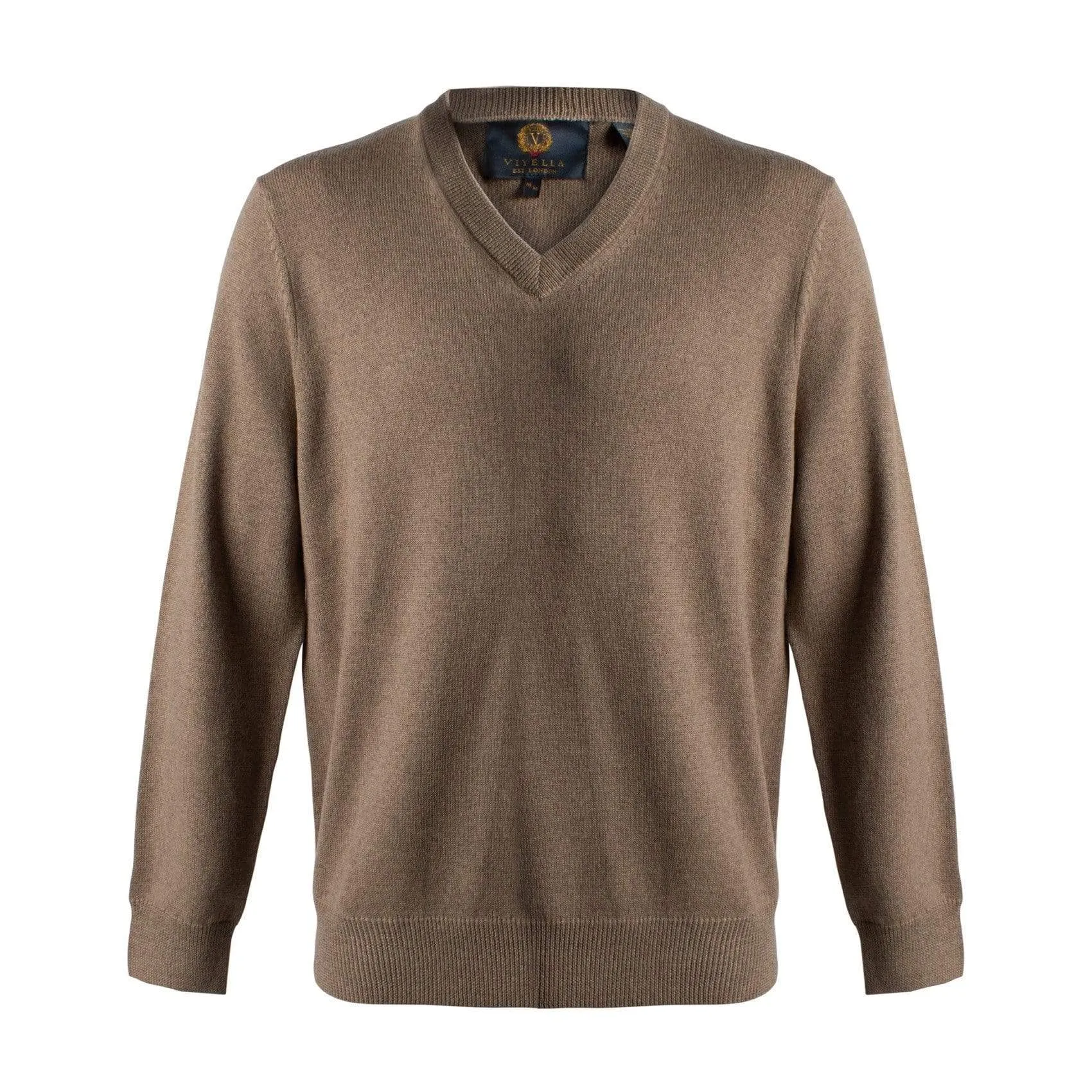 Viyella V-Neck Baruffa Merino Wool Sweater - 255611