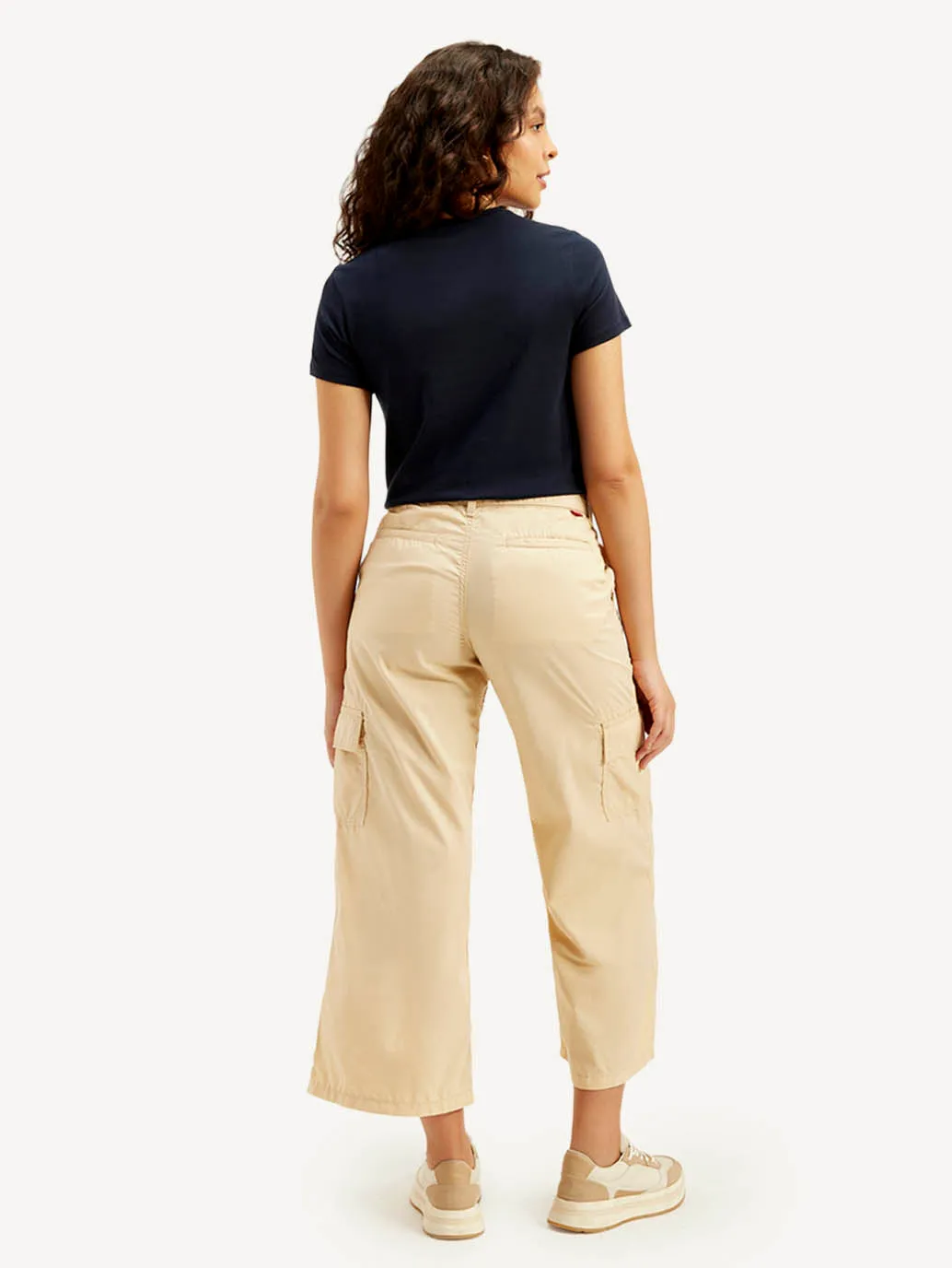 Women's Mid Rise Wideleg Trousers