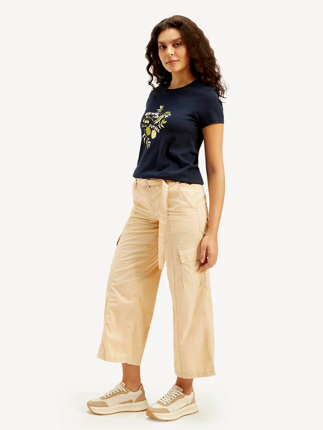Women's Mid Rise Wideleg Trousers